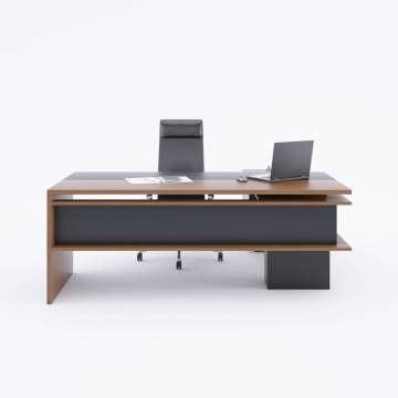 Rectan Alt Etajerli Yönetici Masası