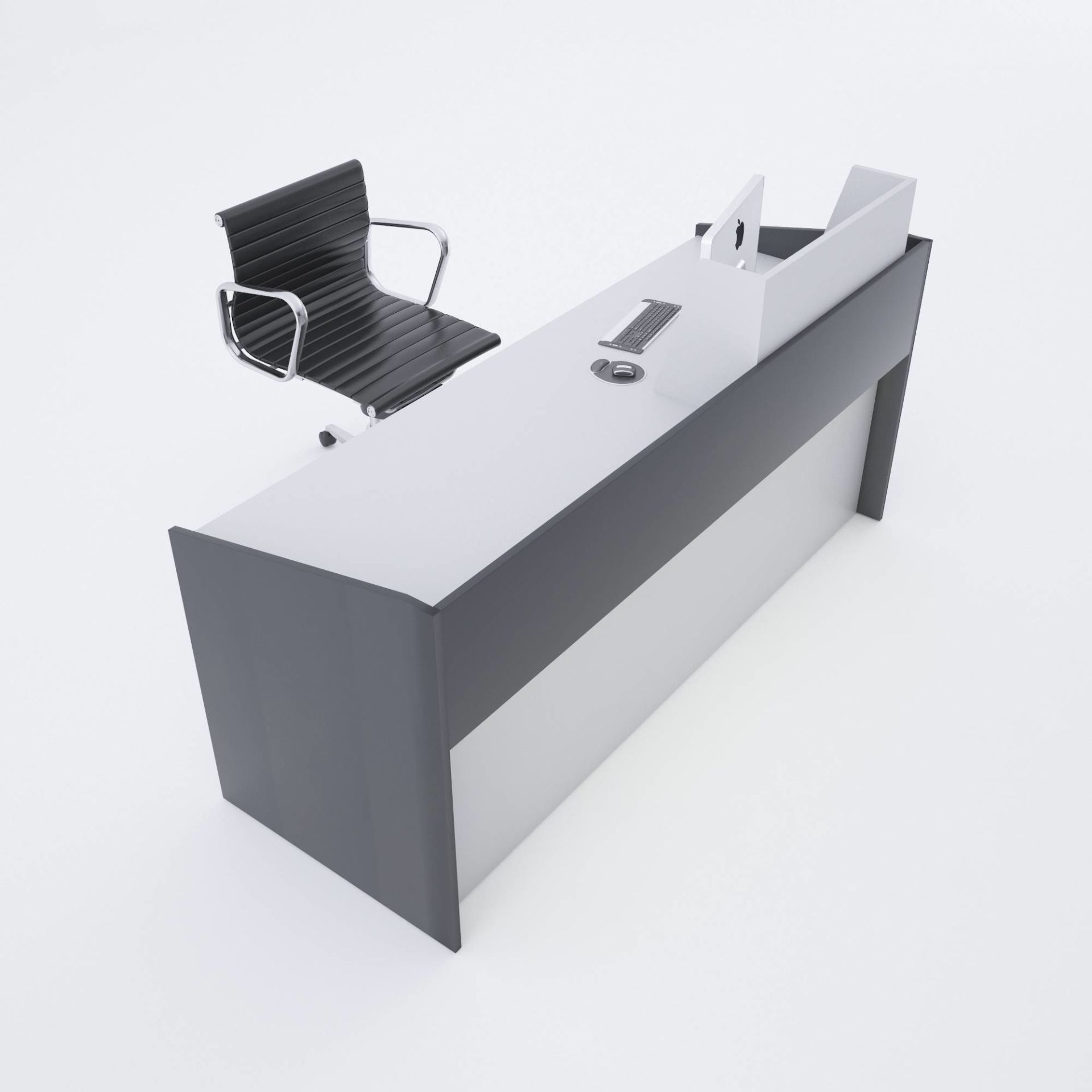 Banko 3 140 - Beyaz+Antrasit