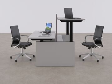 ToHi Workstation Desk - Yükseklik Ayarlı İkili Masa