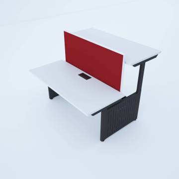 ToHi Workstation Desk - Yükseklik Ayarlı İkili Masa