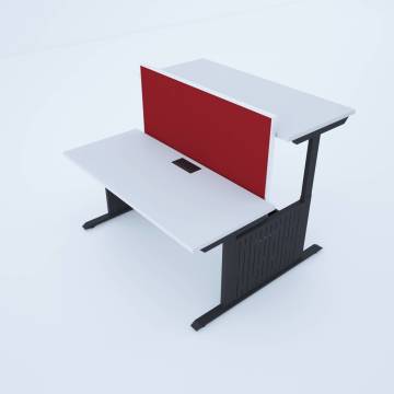 ToHi Workstation Desk - Yükseklik Ayarlı İkili Masa